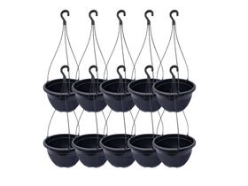 Kit Com 10 Vasos Para Pendurar Com Hastes Plantas E Flores Kit Com 10 Vasos Para Pendurar Com Hastes Plantas E Flores