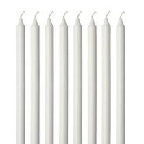 kit com 10 Velas brancas de parafina nº 10