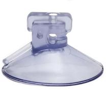 Kit com 10 Ventosas 40mm Com Corte Lateral Em Pvc Cristal Ventosa 4cm