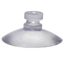 Kit com 10 Ventosas de 25mm em Silicone Pvc com Furo na Lateral e Topo