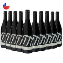 Kit com 10 Vinhos Chilenos Tinto Seco Pinot Noir Cuentos del Fuego