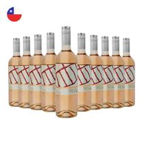 Kit com 10 Vinhos Chilenos Tinto Seco Rosé Carmenere 750ml Cuentos del Fuego