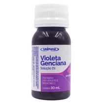 Kit Com 10 - Violeta Genciana - Solução 1% - 30 Ml Cada