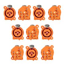 Kit com 10 x Conector Combo Profissional Laranja - Cirilo Cabos