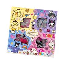 Kit com 100 Adesivos à Prova d'Água Hello Kitty, Sanrio e Cinnamoroll - Com Caixa