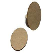 Kit Com 100 Bolachas 10 cm Oval Placa Chapa MDF 3mm Kit Com 100 Bolachas 10 cm Oval Placa Chapa MDF 3mm