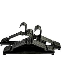 Kit com 100 Cabides Preto - Pendurador de Roupas - Adulto Kit com 100 Cabides Preto - Pendurador de Roupas - Adulto