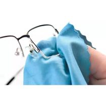 Kit com 100 flanela própria para lentes óculos prática material de microfibra