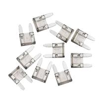 Kit com 100 Fusíveis Cinza Míni Lâmina Universal 2A DNI317002