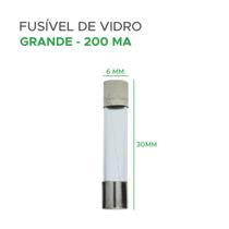 Kit com 100 Fusíveis de Vidro 6x30mm 250mA - Proteção para Seus Dispositivos