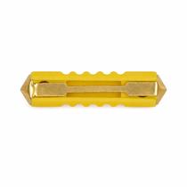 Kit com 100 Fusíveis Louça Tipo Europeu Amarelo 20A Universal 25mm Kit com 100 Fusíveis Louça Tipo Europeu Amarelo 20A Universal 25mm