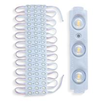 Kit Com 100 Modulo 2835 6000K 3 Led 1.7w Branco Frio