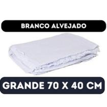 Kit com 100 Panos de Chão Grande 70x40cm - Saco Duplo Branco Alvejado - Neves - Revenda - EC