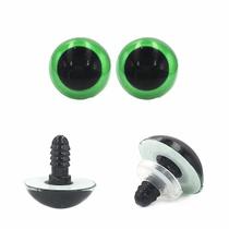 Kit com 100 Pares de Olhos Amigurumi para Boneca, Fantoche, Ursinho e Pelúcia de 6 a 14mm Cor Preto, Castanho, Azul, Verde e Amarelo