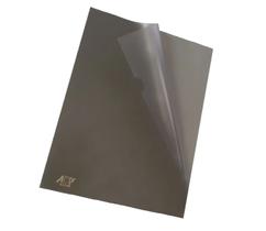 Kit Com 100 Pastas L Plástica A4 Fumê Kit Com 100 Pastas L Plástica A4 Fumê