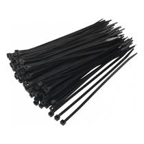 Kit Com 100 Unidades De Abraçadeira de Nylon 3x150mm Preta