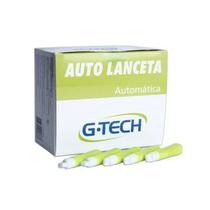 Kit Com 100 Unidades De Auto Lanceta Gtech Ultra Fina