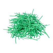 Kit Com 100 Unidades De Fecho Plástico Verde 8Cm