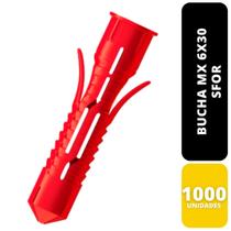 KIT COM 1000 BUCHA Mx 6X30 Sfor KIT COM 1000 BUCHA Mx 6X30 Sfor
