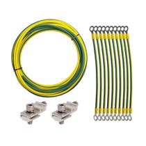 Kit Com 10m De Cabo Solar De 4mm2 Para Aterramento