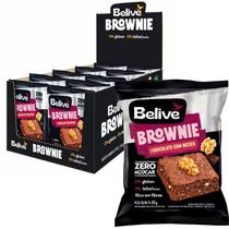 Kit Com 10Und Brownie Belive Chocolate Com Nozes Zero 40G