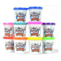 kit com 10unidades de Massinha Diver Massa Cores Sortidas 8077 kit com 10unidades de Massinha Diver Massa Cores Sortidas 8077