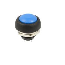 KIT COM 10X BOTÕES SEM TRAVA A PROVA D'AGUA 12mm - AZUL KIT COM 10X BOTÕES SEM TRAVA A PROVA D'AGUA 12mm - AZUL