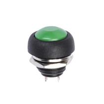 KIT COM 10X BOTÕES SEM TRAVA A PROVA D'AGUA 12mm - VERDE