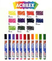 Kit Com 11 Canetas Para Tecido Acrilpen - Acrilex - Promo