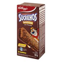 Kit com 12 Barra de Cereal Sucrilhos sabor Chocolate - caixa com 3 unidades Kellogg's