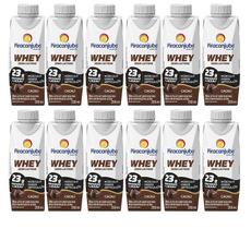 Kit com 12 Bebida Piracanjuba Whey 250 Ml - Sabor Cacau