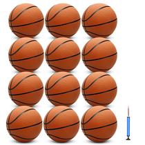 Kit com 12 bolas de basquete Jiaonun tamanho oficial 7, 75 cm