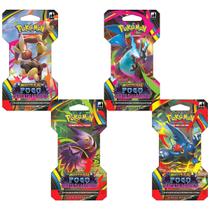Kit com 12 Booster - Fogo Fantasmagórico - Pokémon Tcg