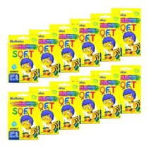 Kit com 12 Caixa de Massinha De Modelar Soft 90g 6 Cores