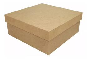 Kit com 12 caixas lisas 15x15x5 em mdf cru festas,casamentos