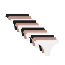 Kit com 12 Calcinhas Trifil C04404/4404 Biquíni - Branco/Preto/Chocolate
