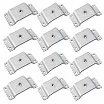 Kit com 12 Chapinhas Chapa Inclinada 10o Fixação Pés Palito Cromado
