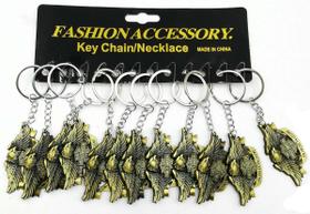 Kit com 12 chaveiros Harley Davidson 2 cores cor: Variada