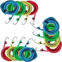 Kit com 12 Cordas Elástica Extensor De 92 A 122cm Corda para Bagageiro Carga Moto Bike Bicicleta Caçamba Kit com 12 Cordas Elástica Extensor De 92 A 122cm Corda para Bagageiro Carga Moto Bike Bicicleta Caçamba