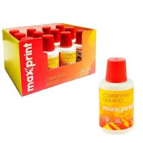Kit Com 12 Corretivos Liquido C/ Pincel - 18Ml - Maxprint Kit Com 12 Corretivos Liquido C/ Pincel - 18Ml - Maxprint