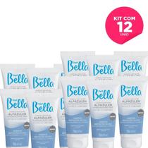 Kit com 12 Creme Calmante Alfazulen Deo Depil Bella 50g