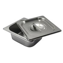 Kit Com 12 Cubas Gn Inox 1/6 X 65 Com Tampa