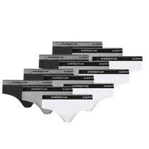 Kit Com 12 Cuecas Lisa Adulto De Algodão Modelo Slip Tradicional Normal Kit Com 12 Cuecas Lisa Adulto De Algodão Modelo Slip Tradicional Normal