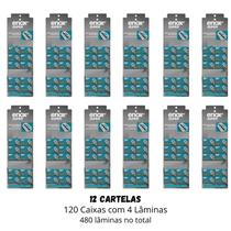 Kit com 12 cx de laminas enox super duplo fio com 480 unid Kit com 12 cx de laminas enox super duplo fio com 480 unid