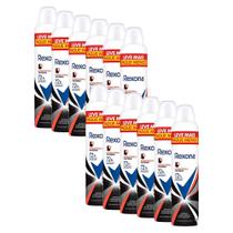 Kit com 12 Desodorantes Antitranspirantes Aerosol Rexona Antibacterial + Invisible 250ml Kit com 12 Desodorantes Antitranspirantes Aerosol Rexona Antibacterial + Invisible 250ml