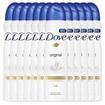 Kit com 12 Desodorantes Dove Aerosol Original 150ml