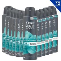 Kit com 12 Desodorantes Dove Men 150ml