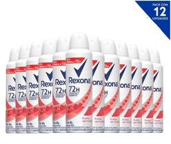 Kit com 12 Desodorantes Rexona Frutas Vermelhas 150ml