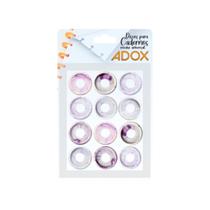 Kit Com 12 Discos Marmore Para Cadernos 2,6mm
