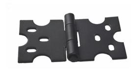 Kit Com 12 Dobradiças Mexicana Preto - Telis Ferragens Kit Com 12 Dobradiças Mexicana Preto - Telis Ferragens